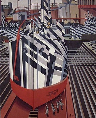 Dazzle-ships in Drydock at Liverpool, 1919, National Gallery of Canada, Ottawa